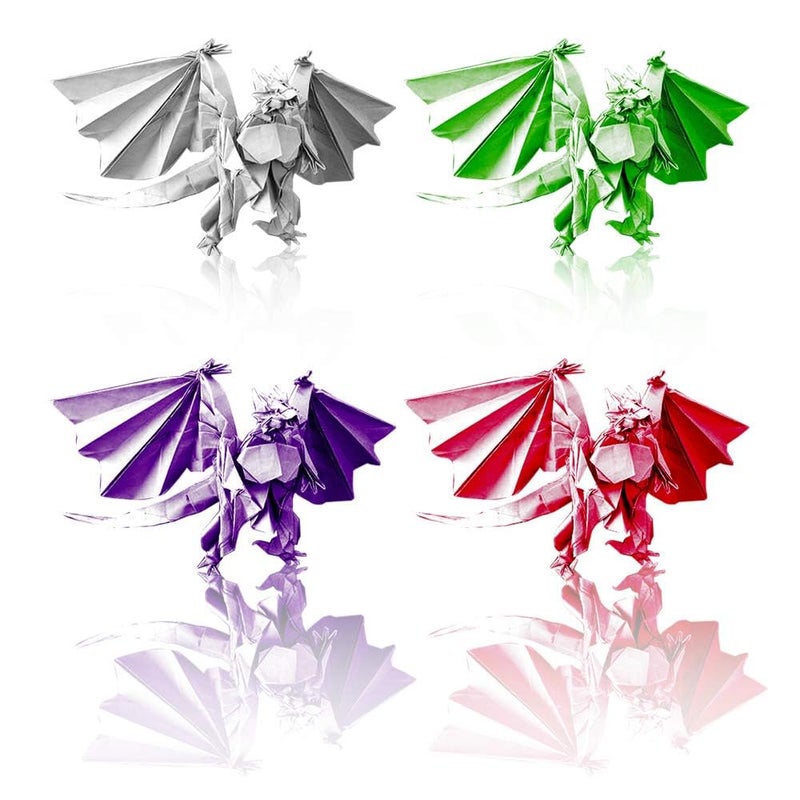 Newbested 140 Sheets 6"x 6" 7-Color Foil Cardstock Folding Paper - Metallic Mirror Finish, Ideal for DIY Cards, Invitations, Scrapbooking & Arts Crafts - Image 5